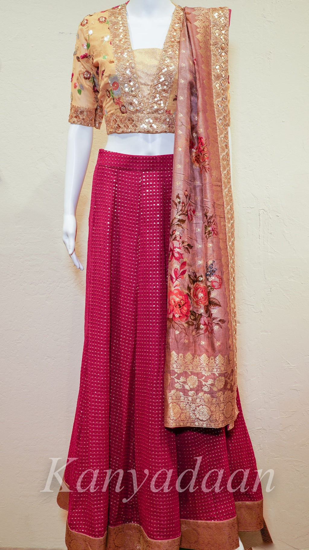 Floral Embroidered Lehenga Choli Set